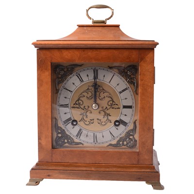 Lot 81 - Walnut cased bracket clock