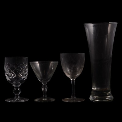 Lot 82 - Four boxes of assorted glassware