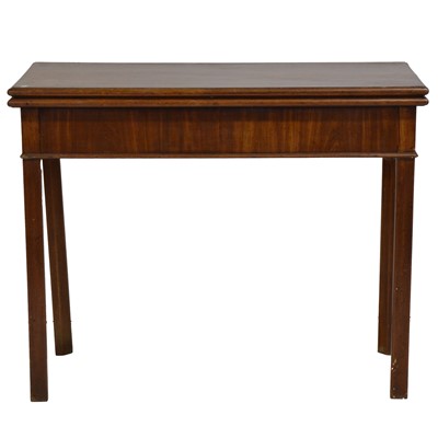 Lot 361 - George IV mahogany card table