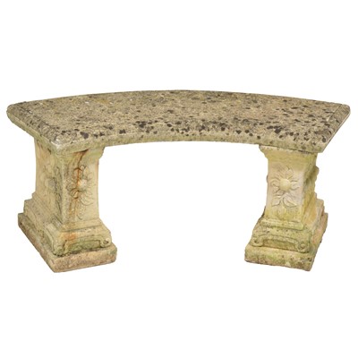 Lot 539 - Concrete garden bench