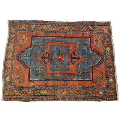 Lot 534 - Kazak rug and a Kilim flatweave rug