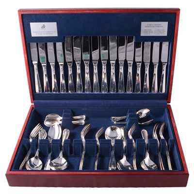 Lot 89 - Viners silver-plated canteen of cutlery, 8-place settings, and quantity of spoons