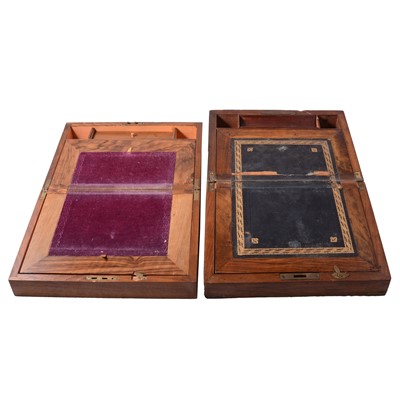 Lot 154 - Two Victorian writing slopes