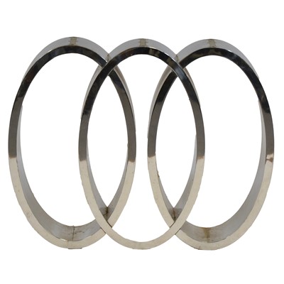 Lot 353 - Chrome advertising logo sign