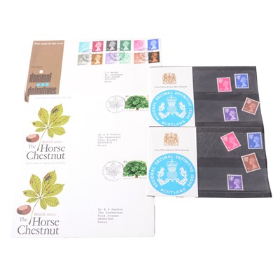 Lot 99 - Box of FDCs and cigarette cards