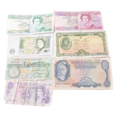 Lot 188 - Collection of British and overseas banknotes.