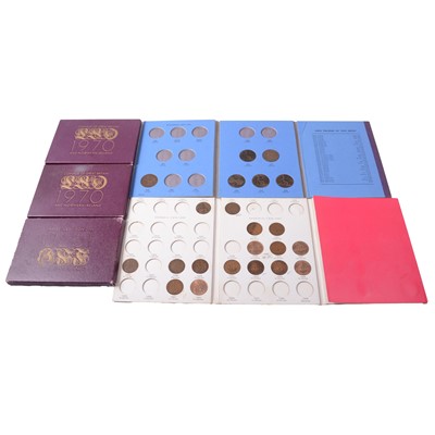 Lot 186 - Collection of British coins, mostly bronze and nickel-brass.