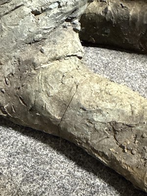 Lot 418 - Rosemary Cook; large resin bronze garden statue of a labrador