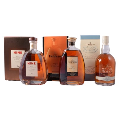 Lot 110 - Three bottles of assorted fine Cognac
