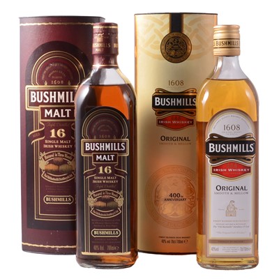 Lot 230 - Bushmills, single Irish malt whiskey - 2 bottlings