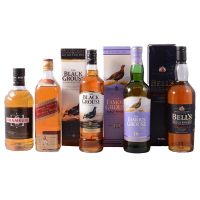 Lot 91 - Five assorted bottles of blended whisky