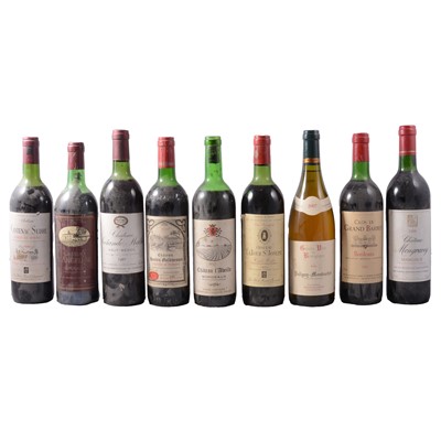 Lot 264 - Eight assorted French vintage wines