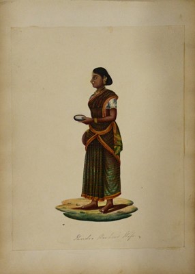 Lot 89 - Victorian album containing various sketches, watercolours, and ephemera