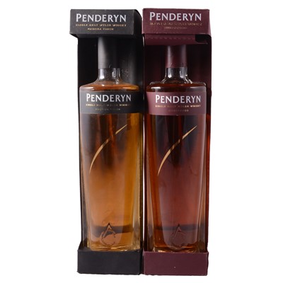Lot 95 - Penderyn - two single malt Welsh whiskies, Sherrywood and Madeira finish