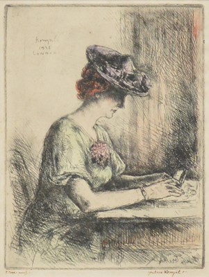 Lot 285 - Julius Komjat, etching