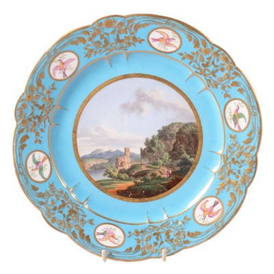 Lot 9 - Sevres porcelain cabinet plate
