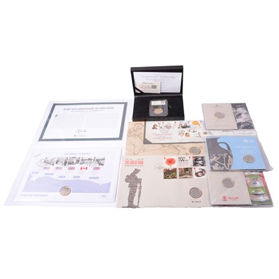 Lot 191 - Seven Royal Mint Brilliant Uncirculated commemorative £2 coins in presentation packs.