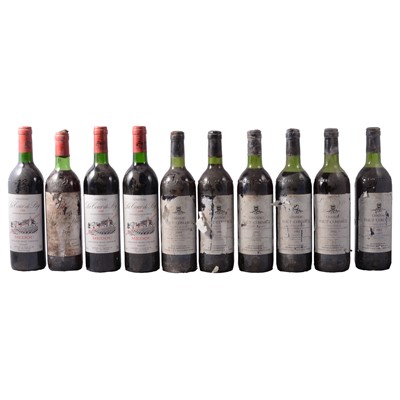 Lot 11 - Assorted French vintage red wines