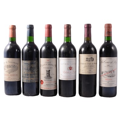 Lot 20 - Six bottles of French vintage wine