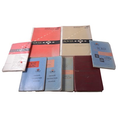 Lot 92 - Eight vintage car manuals