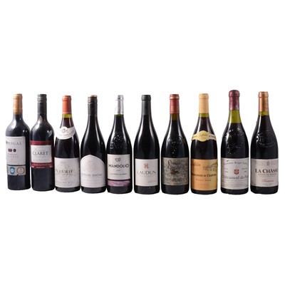 Lot 21 - Ten bottles of French table wine - red