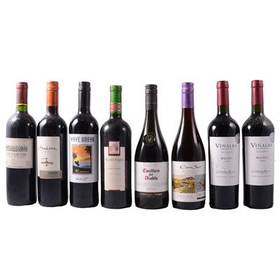 Lot 28 - Eight bottles of New World red table wines