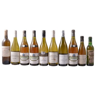 Lot 36 - Eighteen bottles of assorted white wine - French and New World