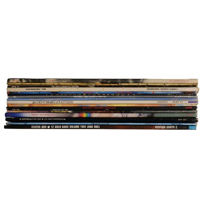 Lot 142 - Box of 1970s and 1980s vinyl LPs, to include Whitesnake, Beatles, Led Zeppelin, and others