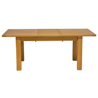 Lot 364 - Modern oak extending dining table