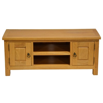 Lot 354 - Modern oak media stand