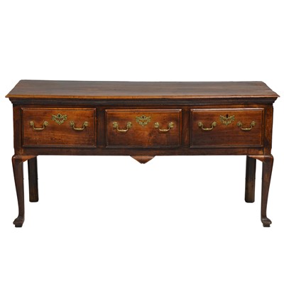Lot 430 - Georgian elm dresser base