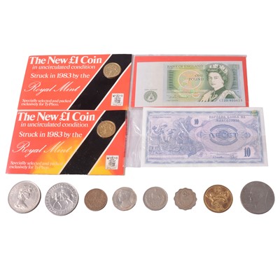 Lot 169 - Collection of coins and banknotes.