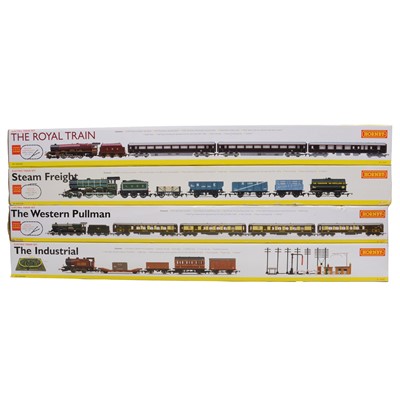 Lot 10 - Hornby OO gauge, three track pack systems and a part set