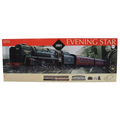 Lot 11 - Hornby OO gauge, Marks & Spencer Evening Star boxed set, and a part boxed set