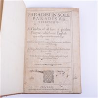 Lot 301 - John Parkinson, Paradisi in Sole Paradisius...