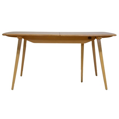 Lot 399 - Ercol, a Windsor extending dining table and six Quaker highback chairs