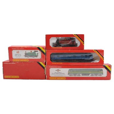 Lot 71 - Hornby OO gauge model railway, two locomotives, two tank engines and two others