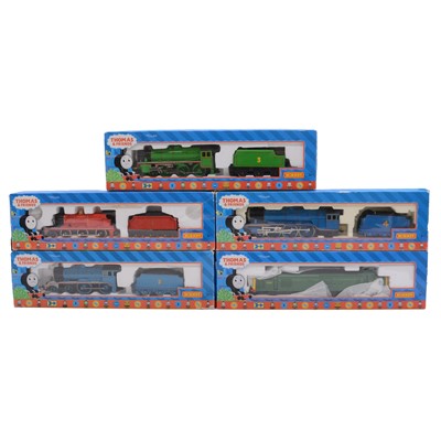 Lot 80 - Five Hornby OO gauge Thomas & Friends model railway locomotives