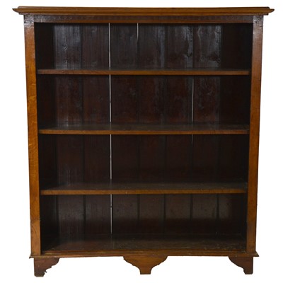 Lot 393 - Oak open bookcase