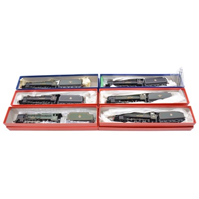 Lot 103 - Six Hornby OO gauge model railway locomotives, County Class