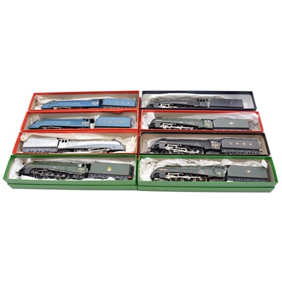 Lot 106 - Eight Hornby OO gauge model railway locomotives, A4 Class