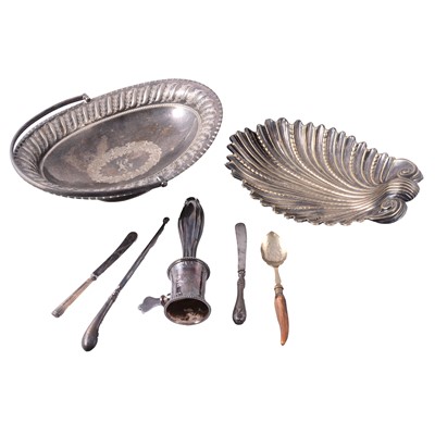 Lot 104 - Small quantity of silver plate