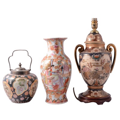 Lot 61 - Nine pieces of modern Asian decorative ceramics