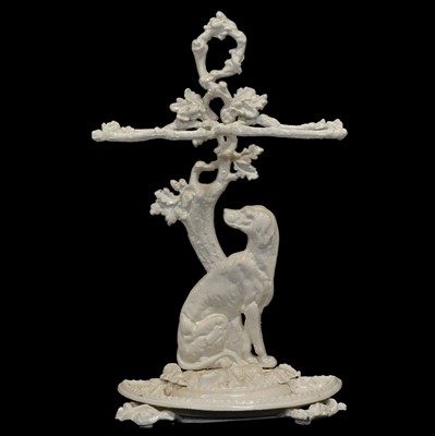 Lot 362 - Coalbrookdale style cast iron stick stand