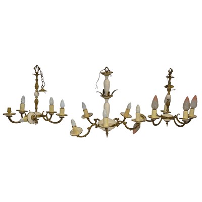 Lot 148 - Suite of ceiling and wall lights