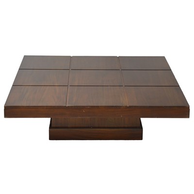 Lot 358 - Large contemporary square coffee table