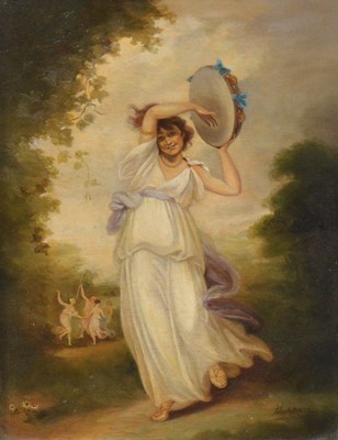 Lot 283 - Lascelles H Hoppner, The Tambourine Girl.