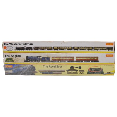 Lot 254 - Three Hornby OO gauge model railway train packs