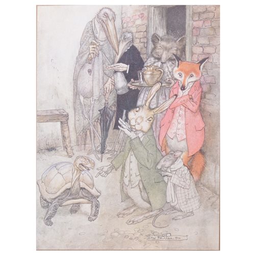 Lot 343 - Arthur Rackham, Aesop's Fables, A New