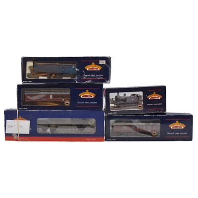 Lot 260 - Two Bachmann Branch-Line OO gauge locomotives and three coaches